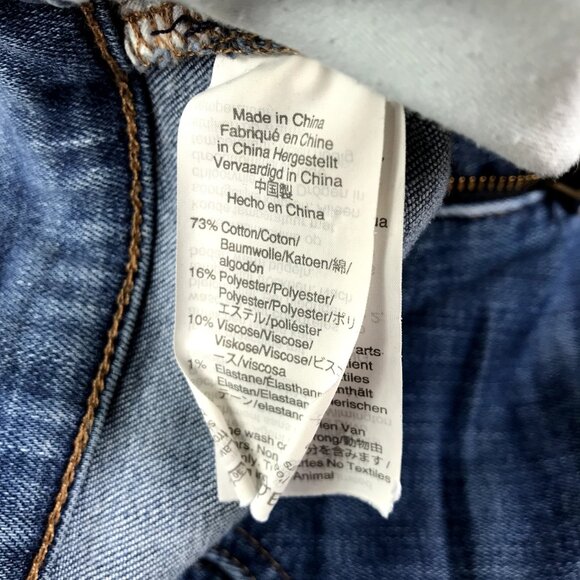 MADEWELL Womens Size 26 Distressed Light Wash ROADTRIPPER Mid Rise Skinny Jeans - Picture 12 of 16